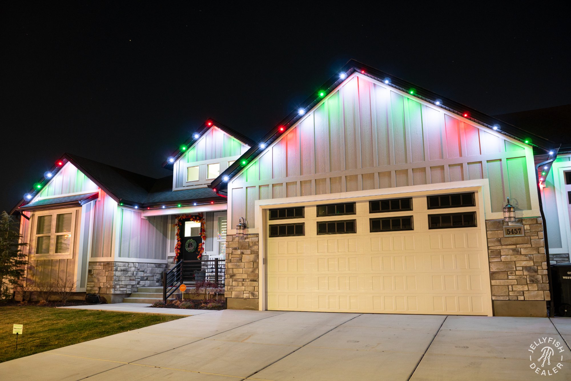 Multi-color Christmas lighting